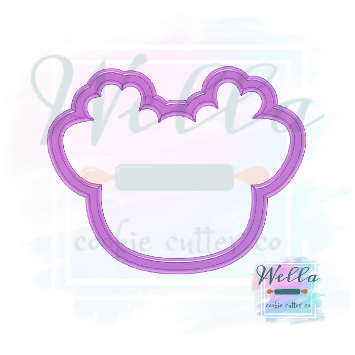 Reindeer Head #2 Cookie Cutter