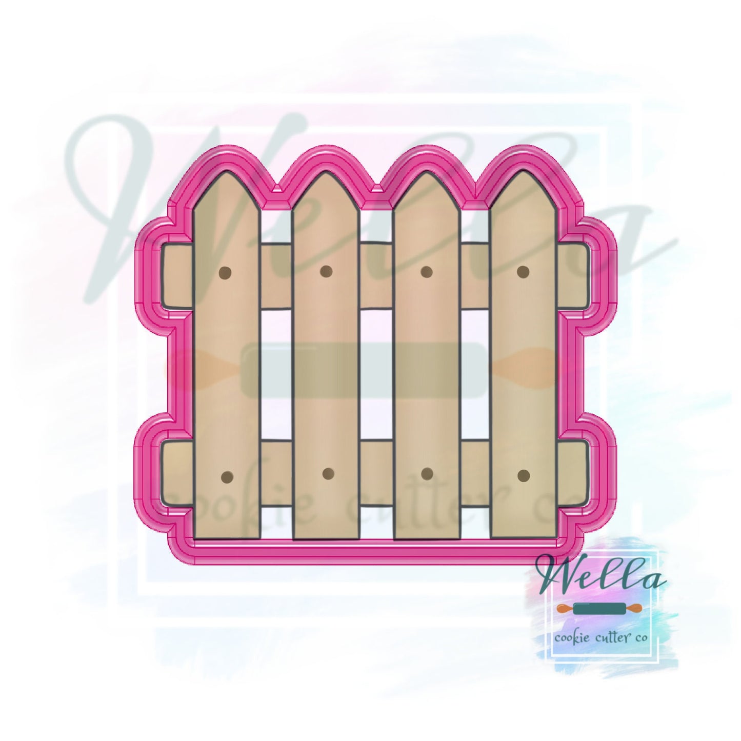 Country Picket Fence Cookie Cutter
