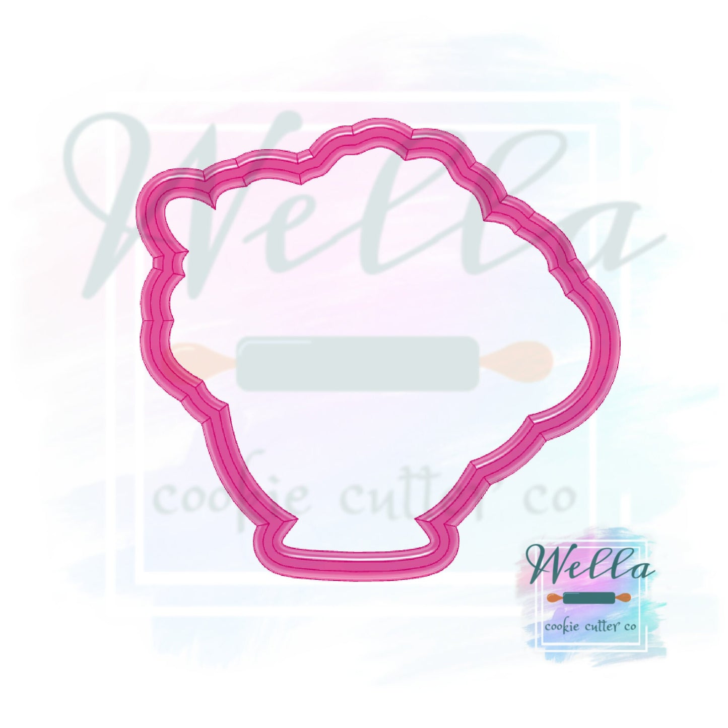 Floral Teacup Cookie Cutter