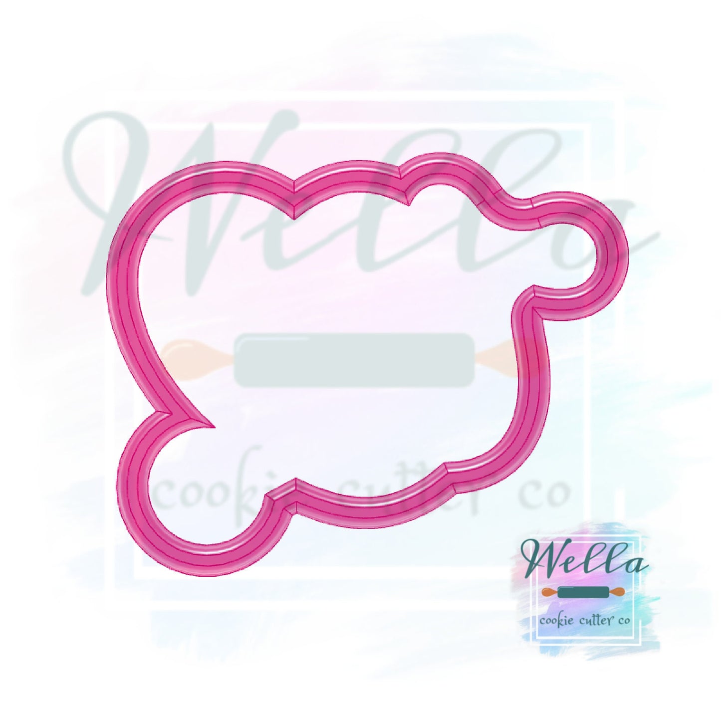 Stethoscope Heart Cookie Cutter with Optional Stencil