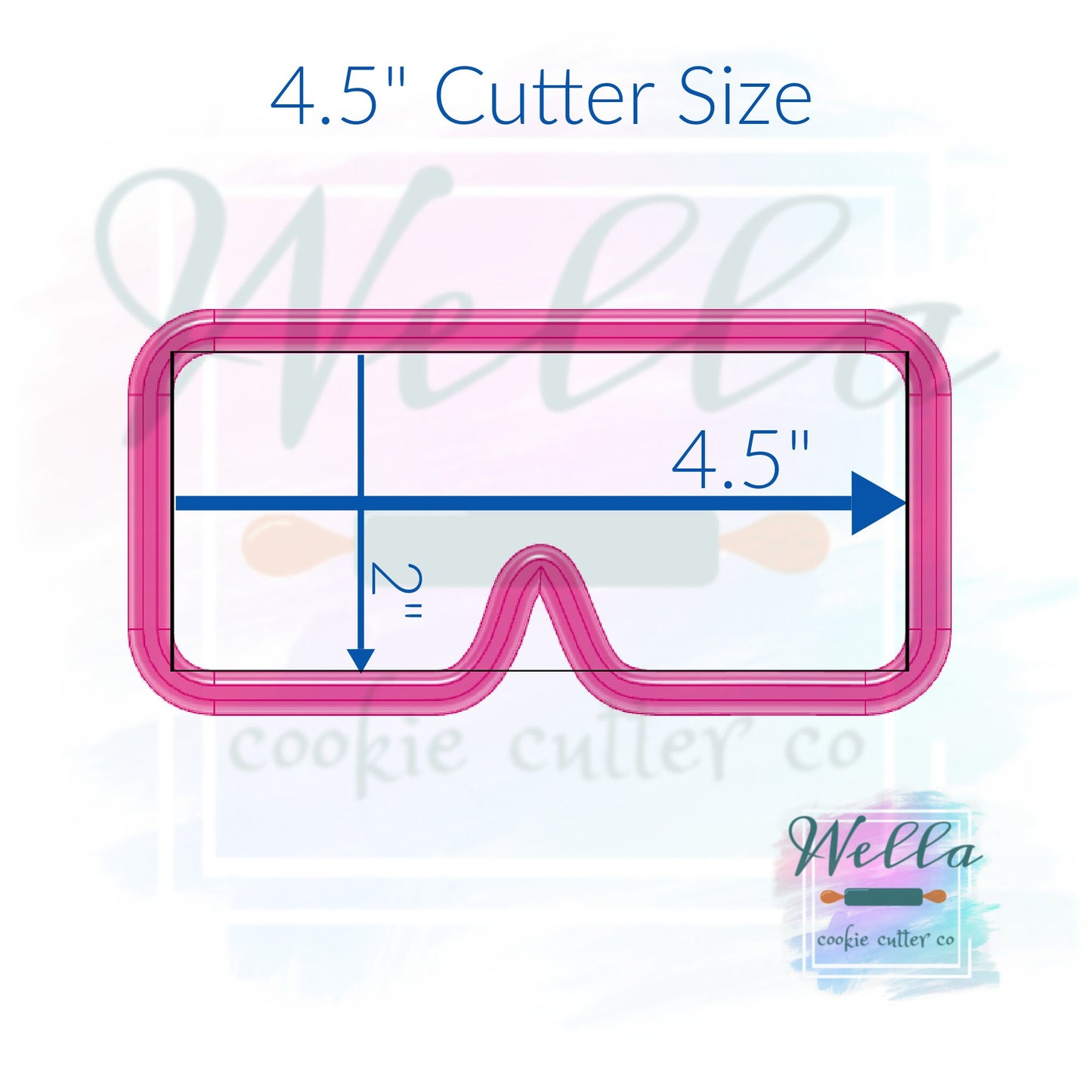 3D Glasses Cookie Cutter
