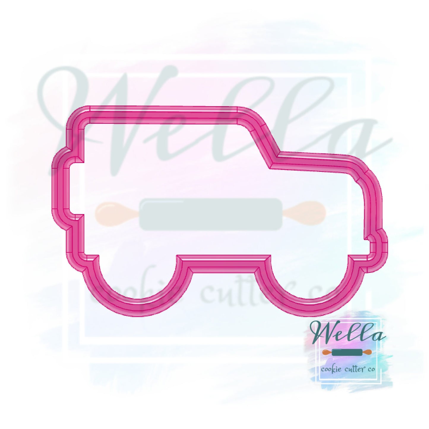 Jeep Side View Cookie Cutter