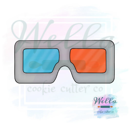3D Glasses Cookie Cutter