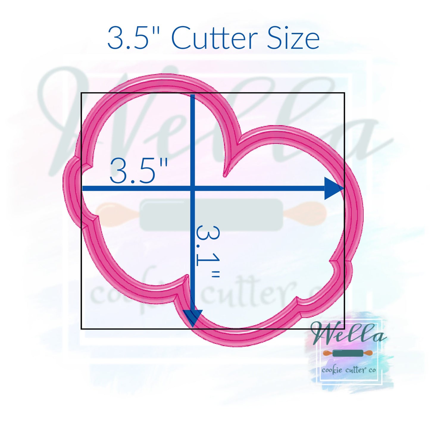 Daisy Baby Shoes Cookie Cutter
