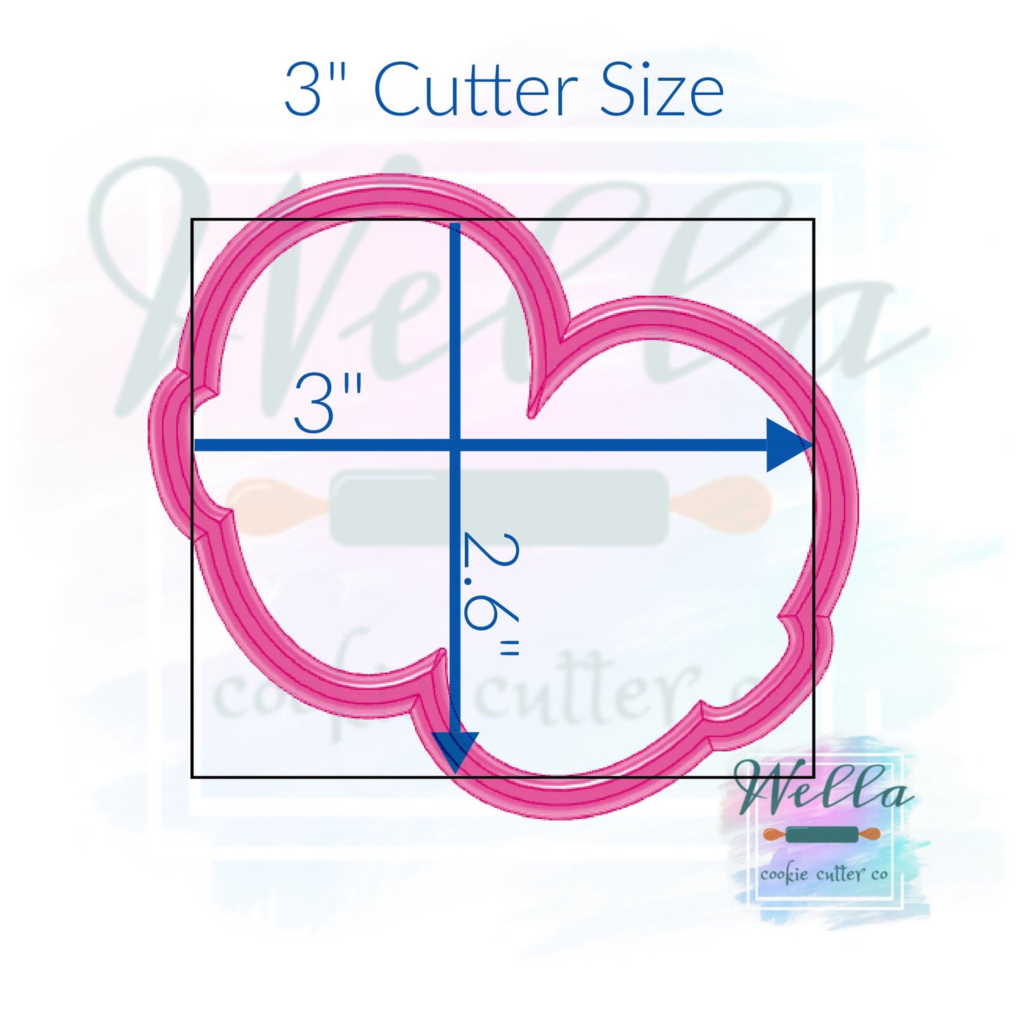 Daisy Baby Shoes Cookie Cutter