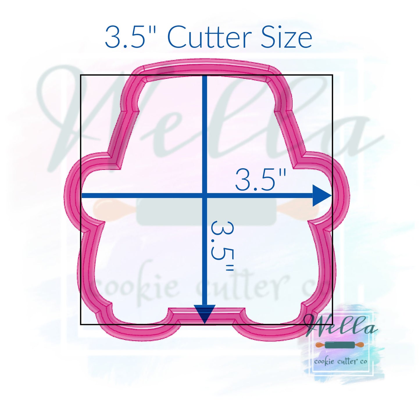 Police Car Cookie Cutter