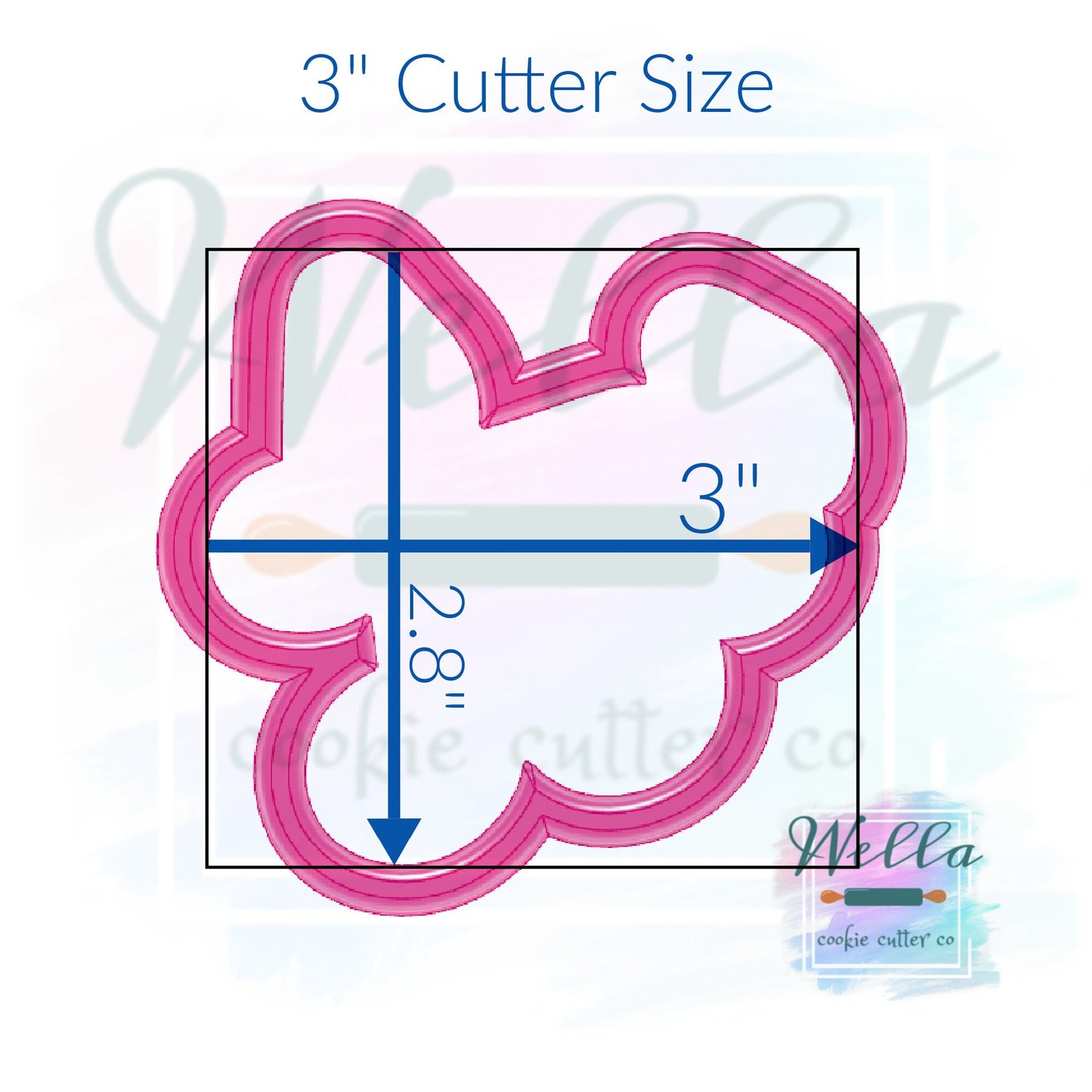 Music Notes Cookie Cutter with Optional Stencil, Music Cookie Cutter