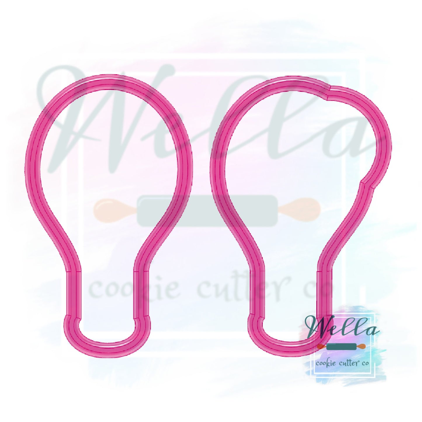 Tennis Racket Cookie Cutter with or without Ball