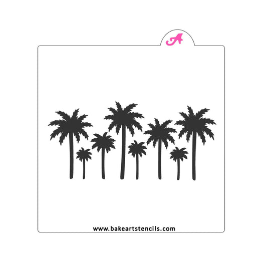 Tall Palms Cookie Stencil