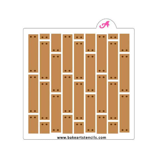 Wood Floor Cookie Stencil Set - 2 Piece Set
