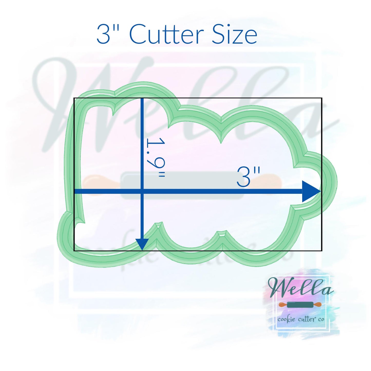 BOO Text Cookie Cutter with Optional Stencil, Halloween Cookie Cutter