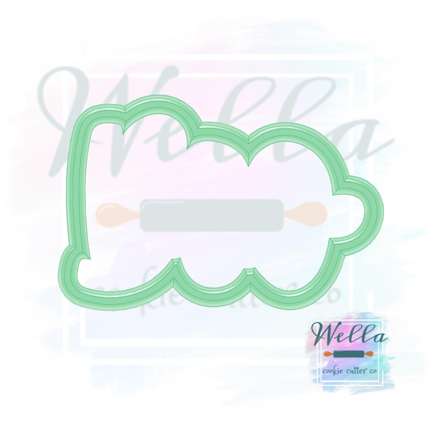 BOO Text Cookie Cutter with Optional Stencil, Halloween Cookie Cutter