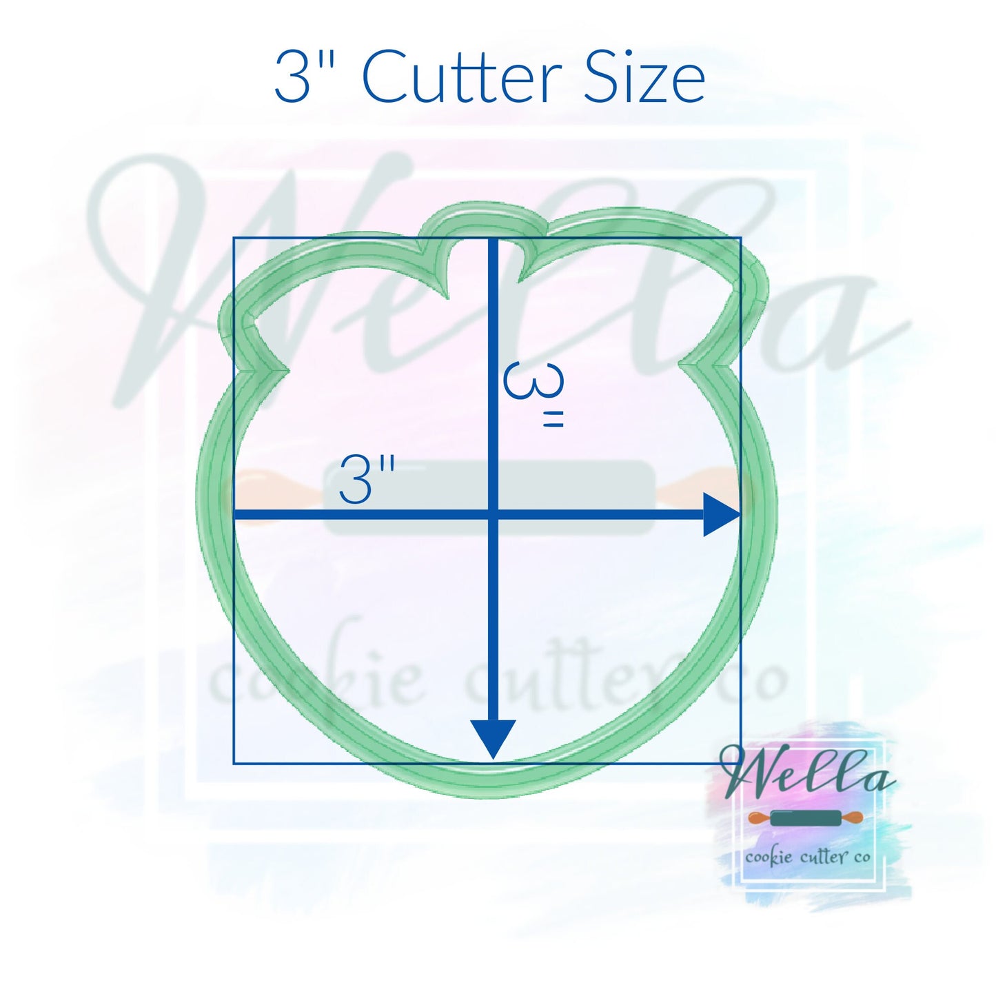 Peach #2 Cookie Cutter