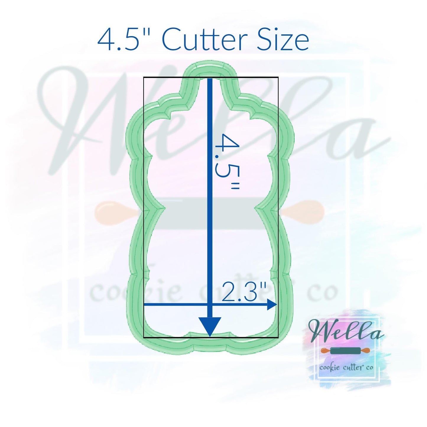 Honey Bear Jar Cookie Cutter
