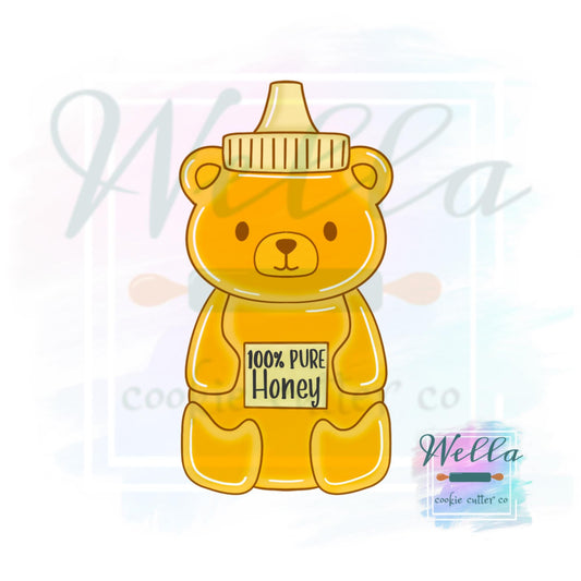 Honey Bear Jar Cookie Cutter