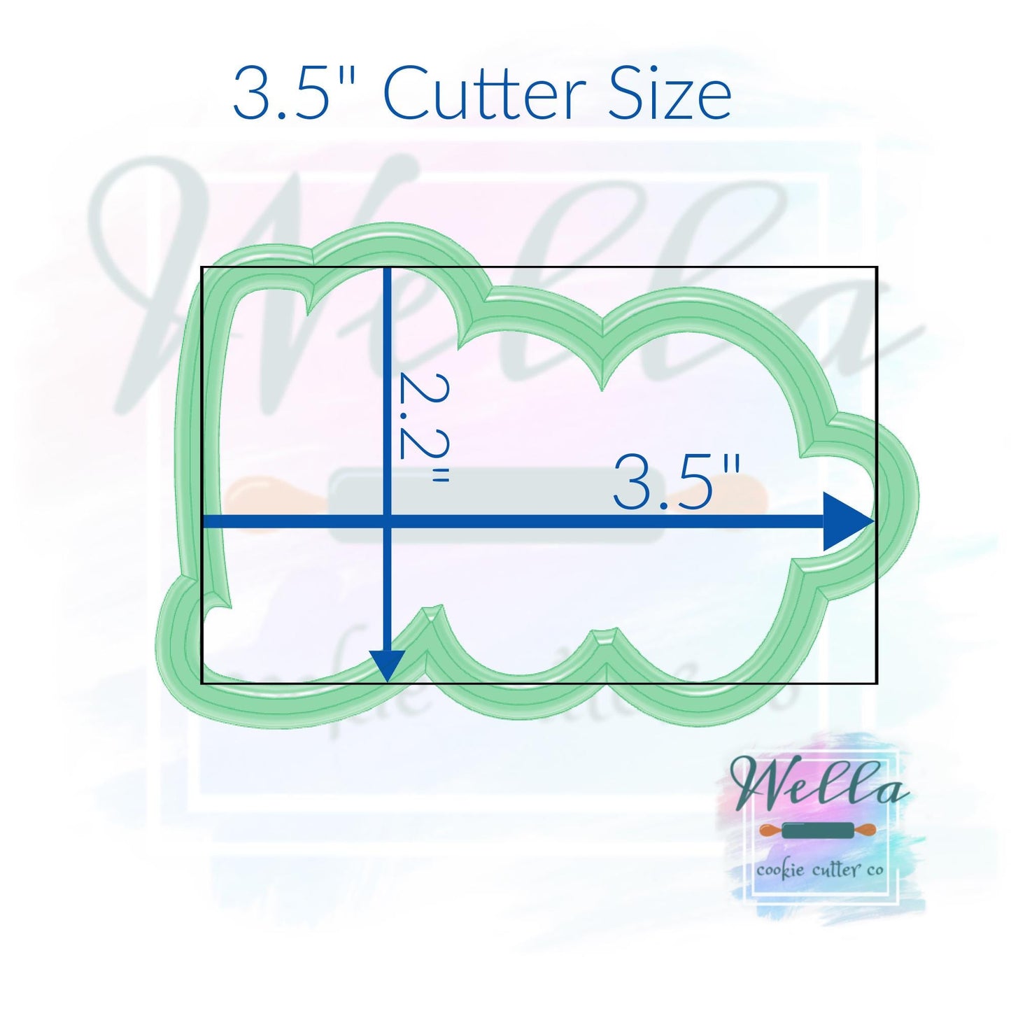 BOO Text Cookie Cutter with Optional Stencil, Halloween Cookie Cutter