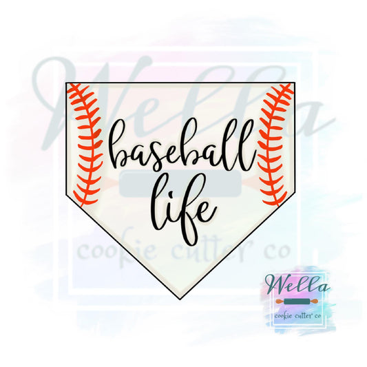 Baseball Home Plate Cookie Cutter, Sports Cookie Cutter
