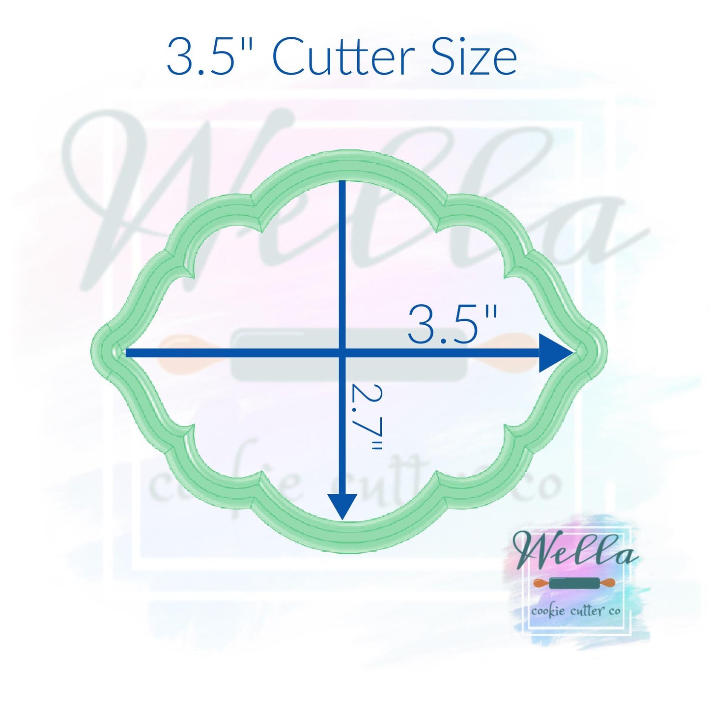 Plaque Emma Cookie Cutter