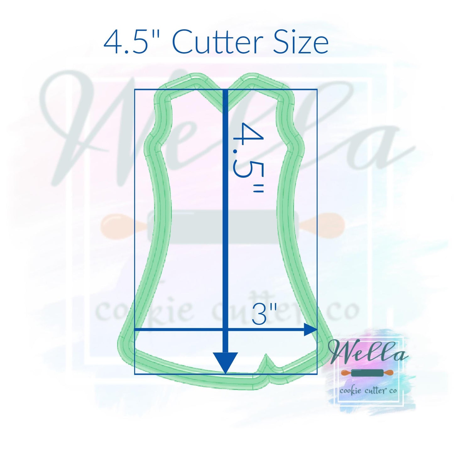 Cheerleader Outfit Cookie Cutter