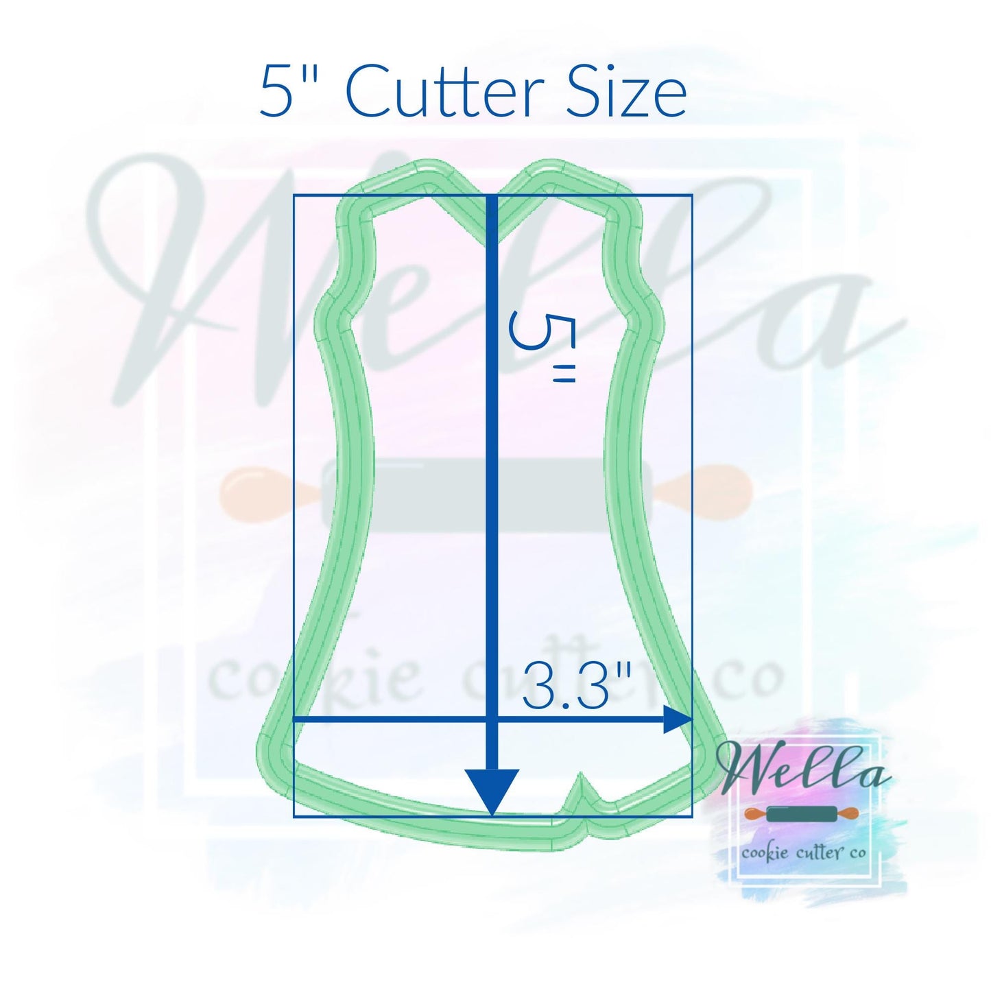 Cheerleader Outfit Cookie Cutter
