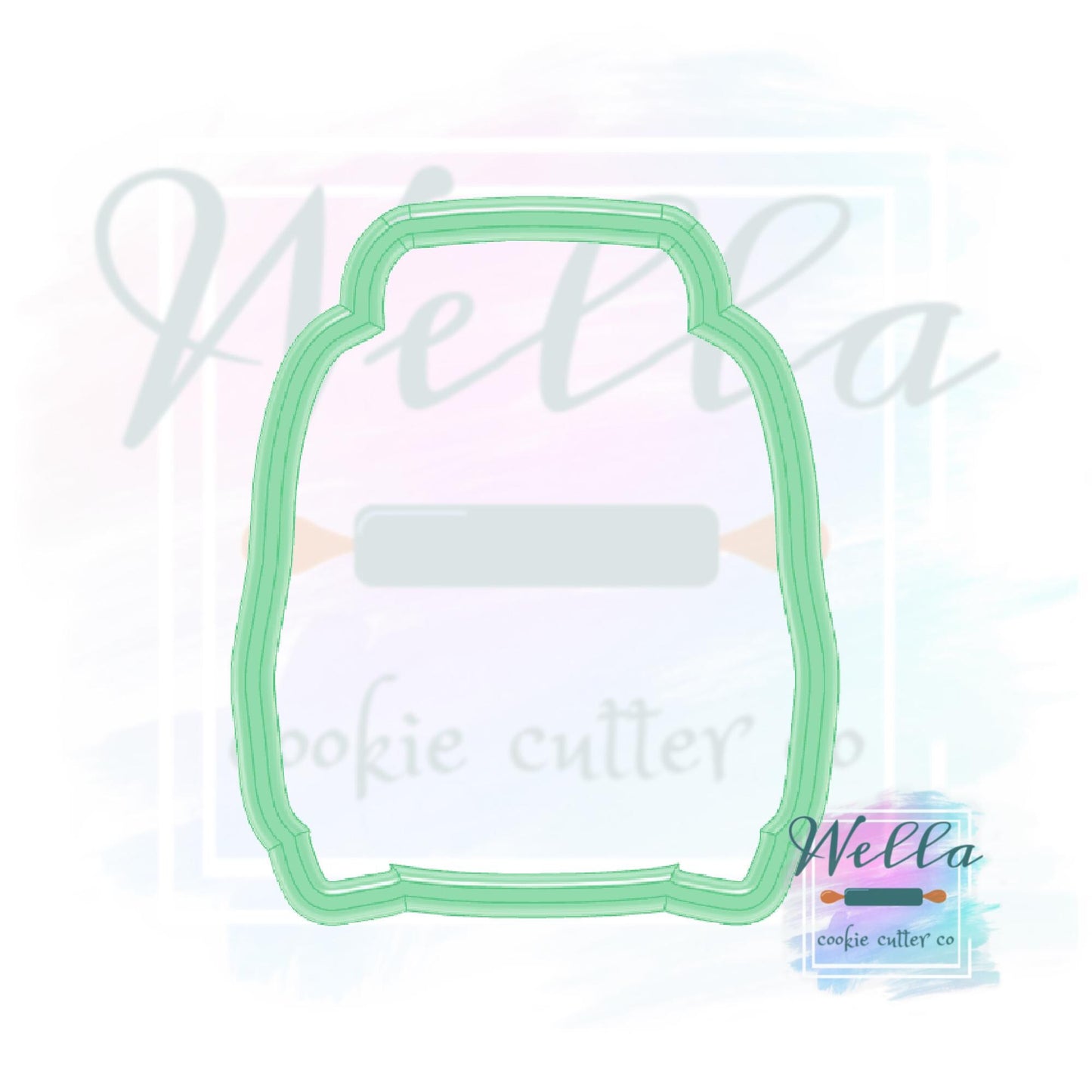 Hoodie Sweatshirt Cookie Cutter with Optional Stencil
