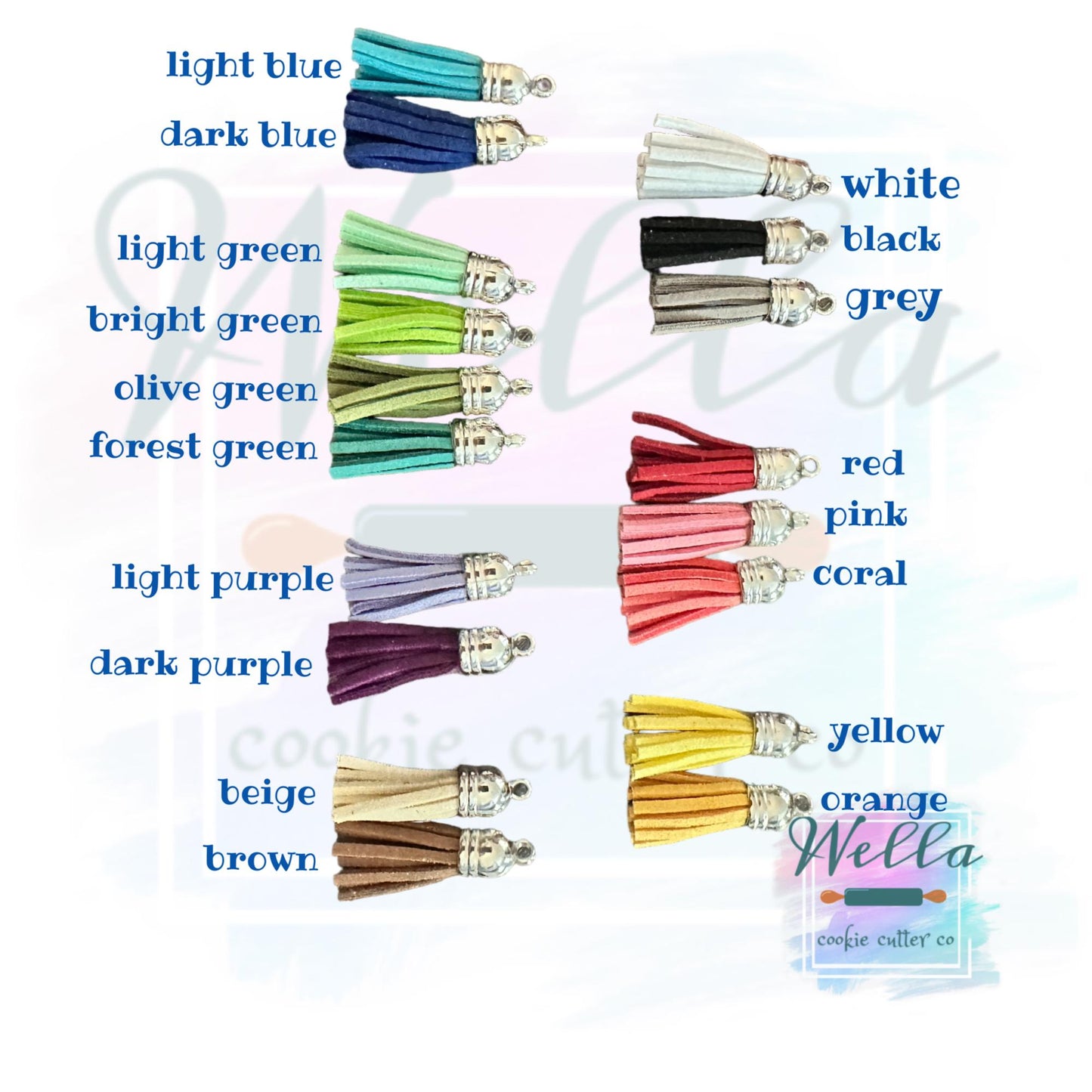 Laser Engraved Wood Cookie Themed Keychain with Tassel, Baking Themed Gift, Cookie Decorating Keychain