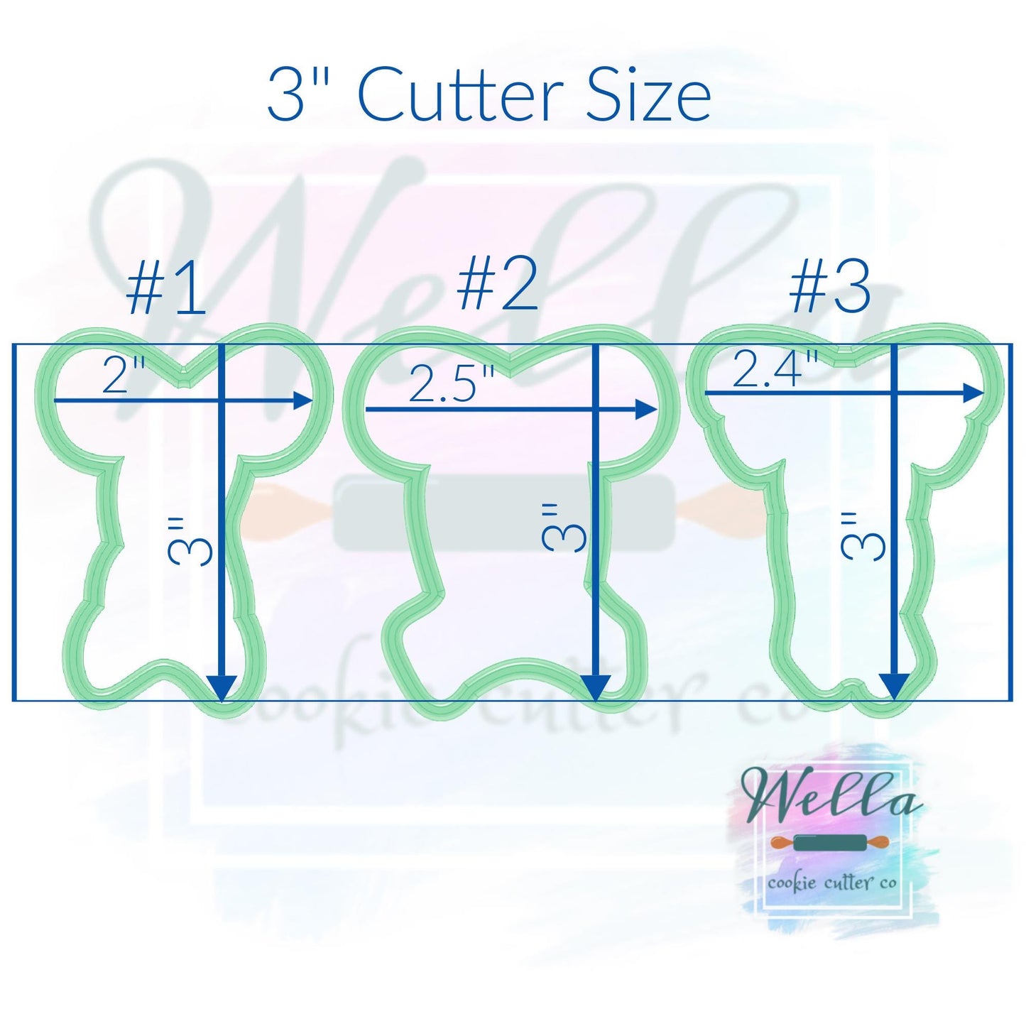 Long Bow Cookie Cutters