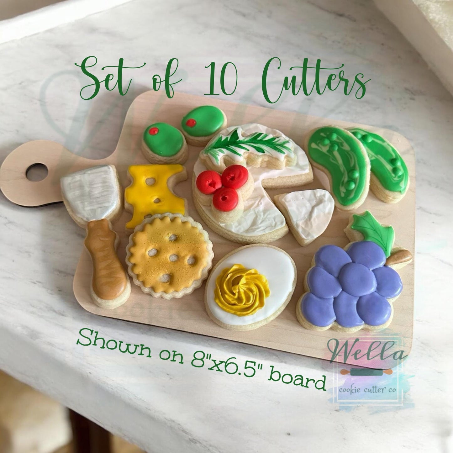Charcuterie Set of 10 Cookie Cutters