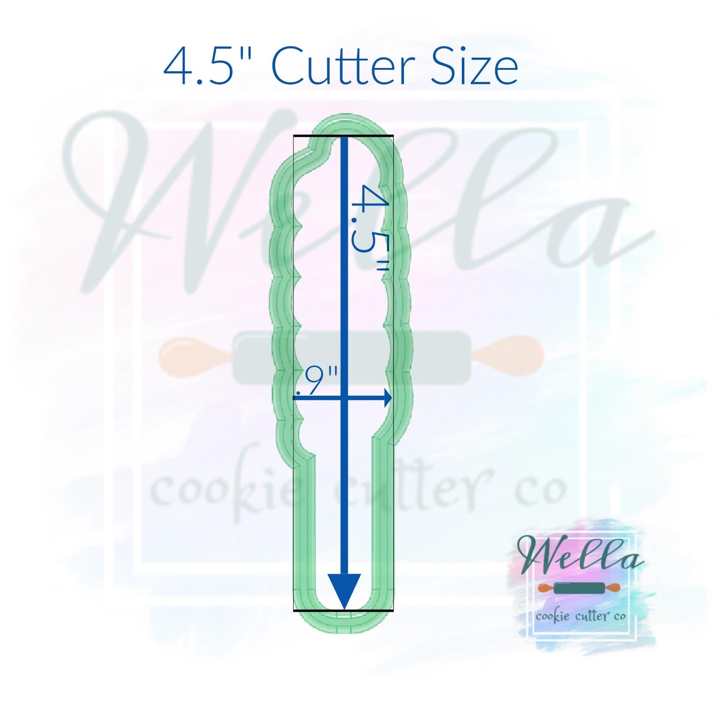 Twirl Lollipop Cookie Cutter with Optional Stencil, Candy Themed Cookie Cutter