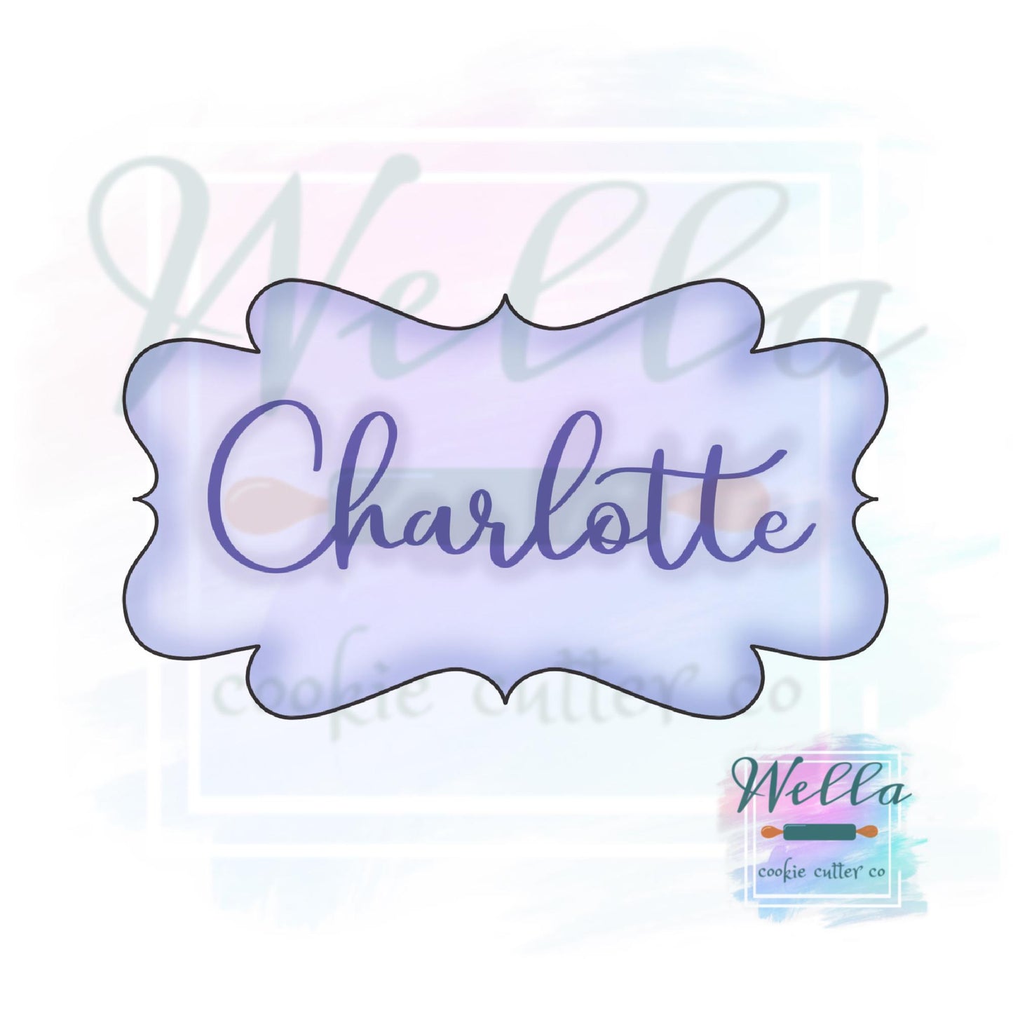 Plaque Charlotte Cookie Cutter