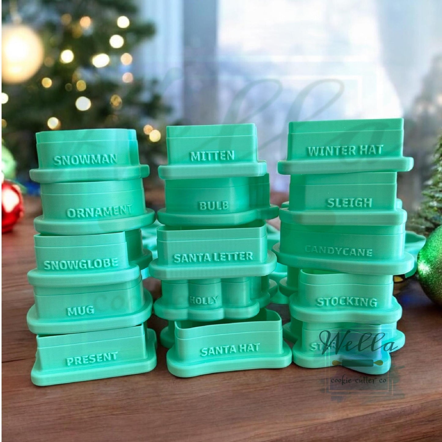 Christmas Advent Mini Set Cookie Cutters - Set of 25