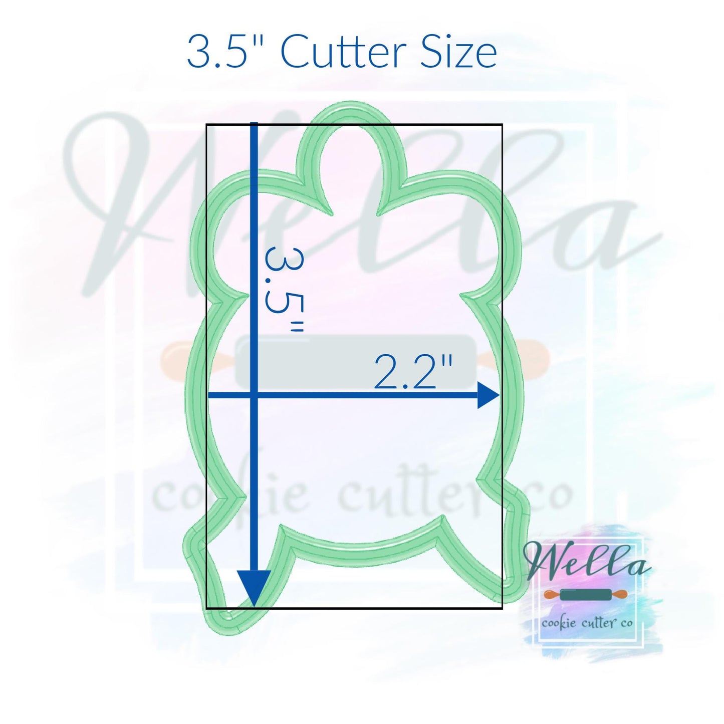 Ornament with Long Bow Cookie Cutter