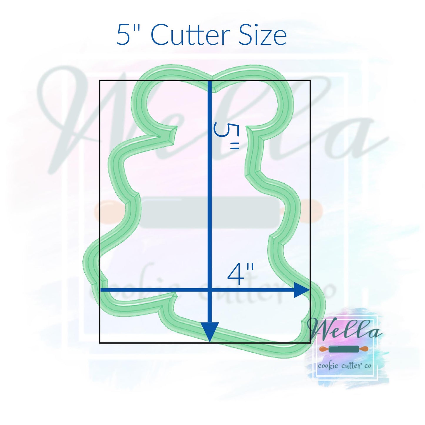 Pair of Ice Skates Cookie Cutter