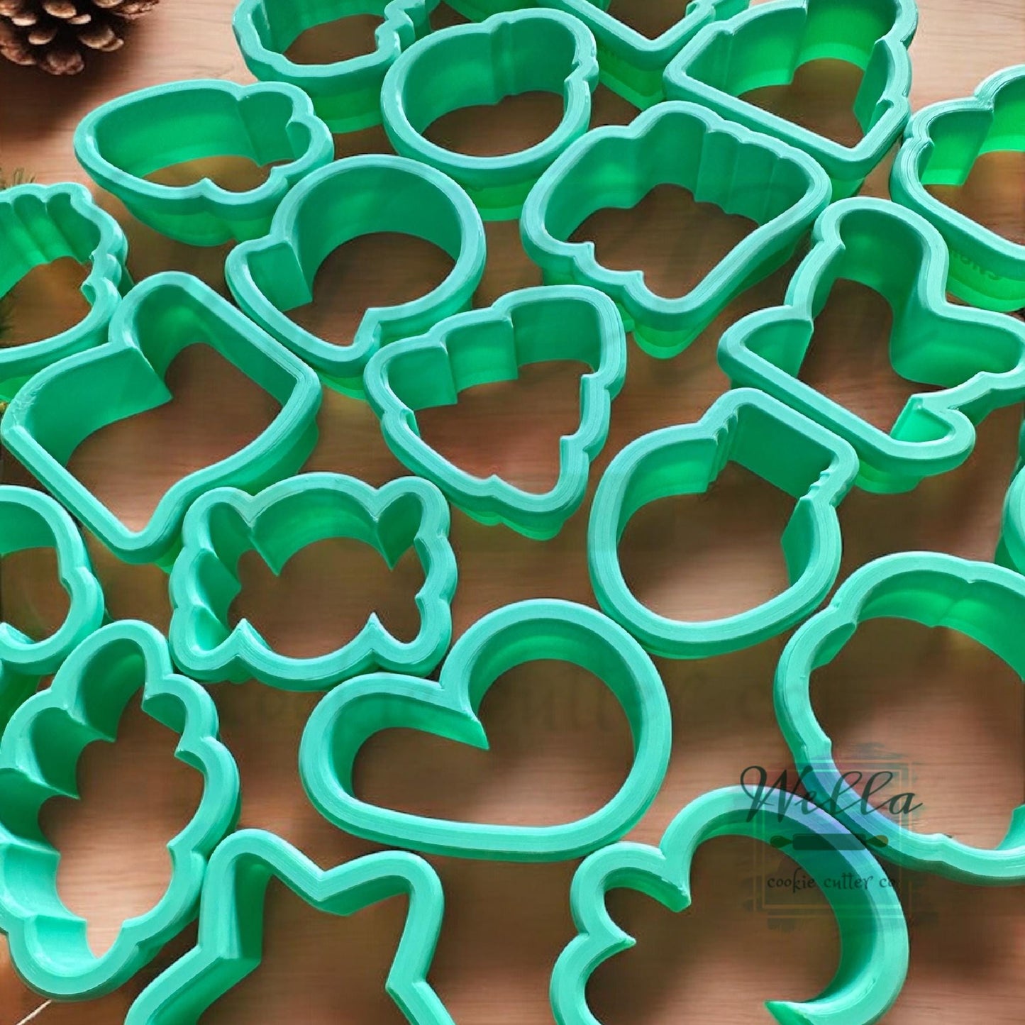 Christmas Advent Mini Set Cookie Cutters - Set of 25