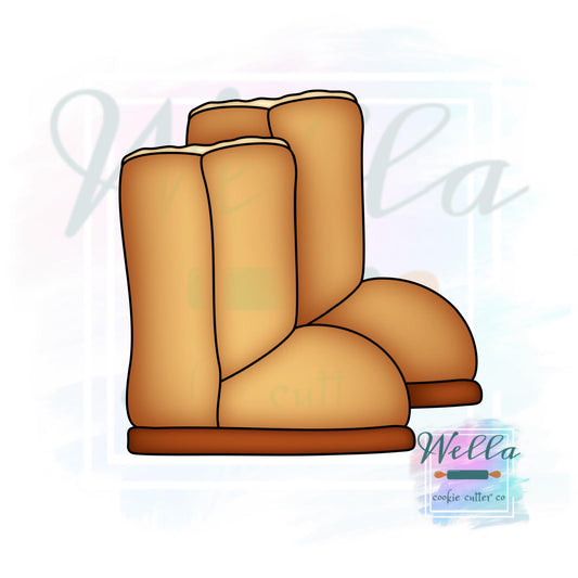 Winter Boots Cookie Cutter