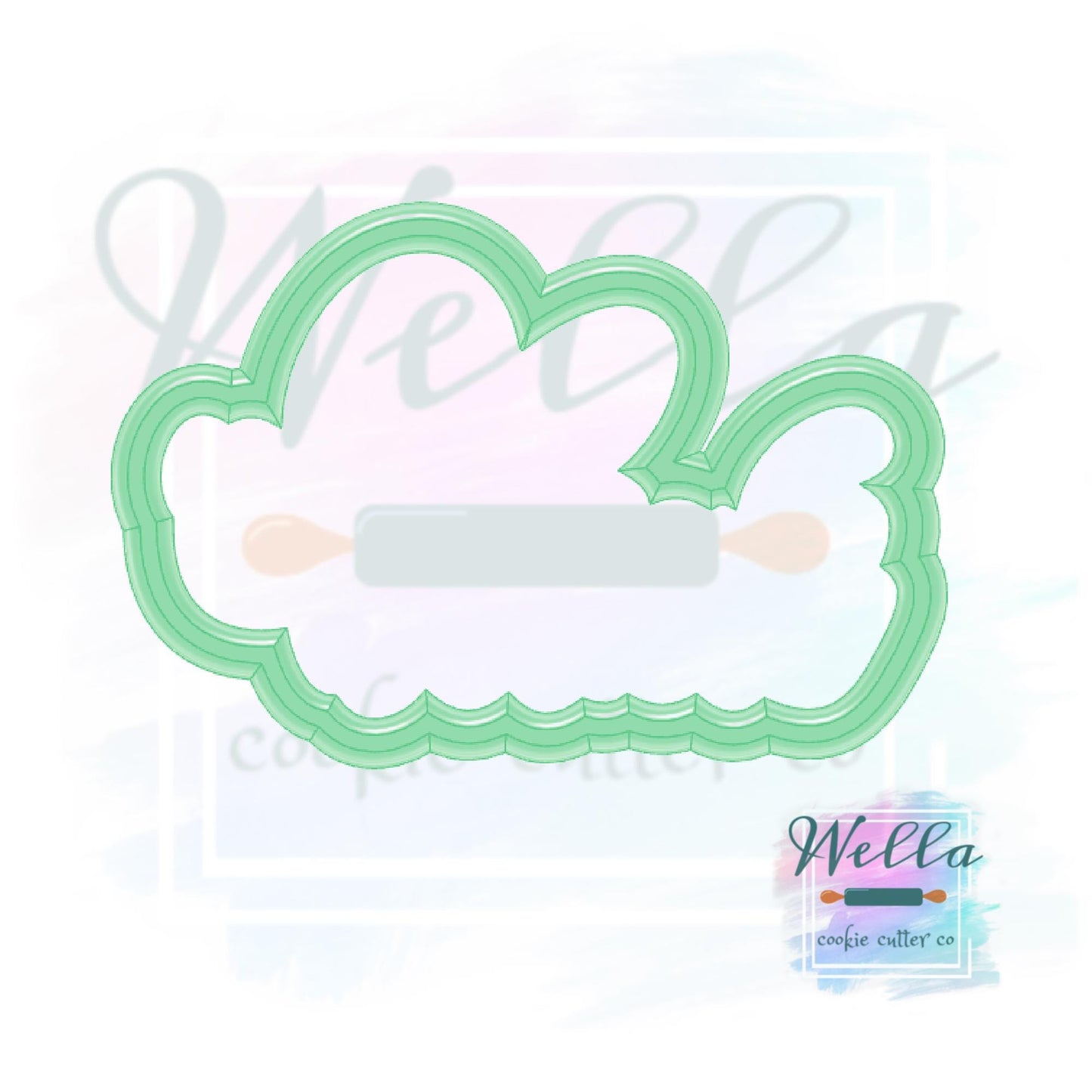 Believe Text Cookie Cutter and Optional Stencil