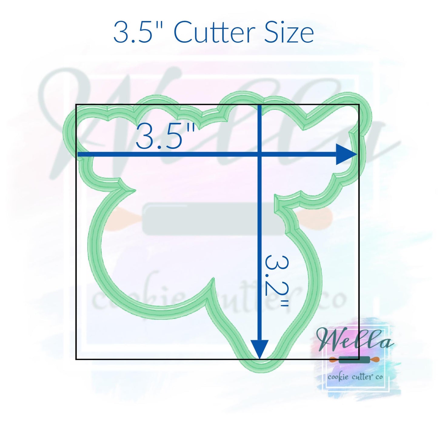 Hanging Ornaments on Branch Cookie Cutter