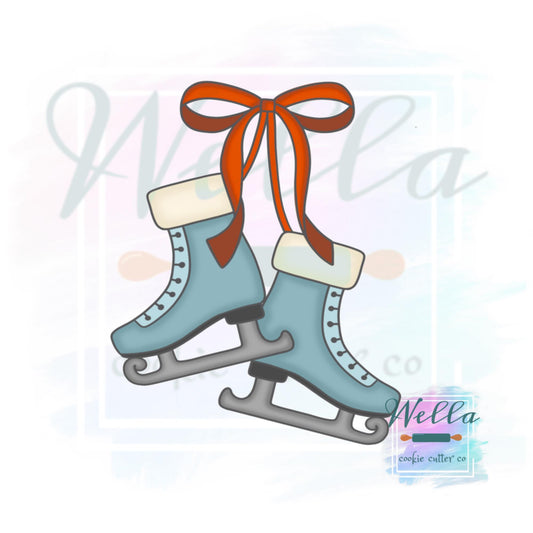Pair of Ice Skates Cookie Cutter