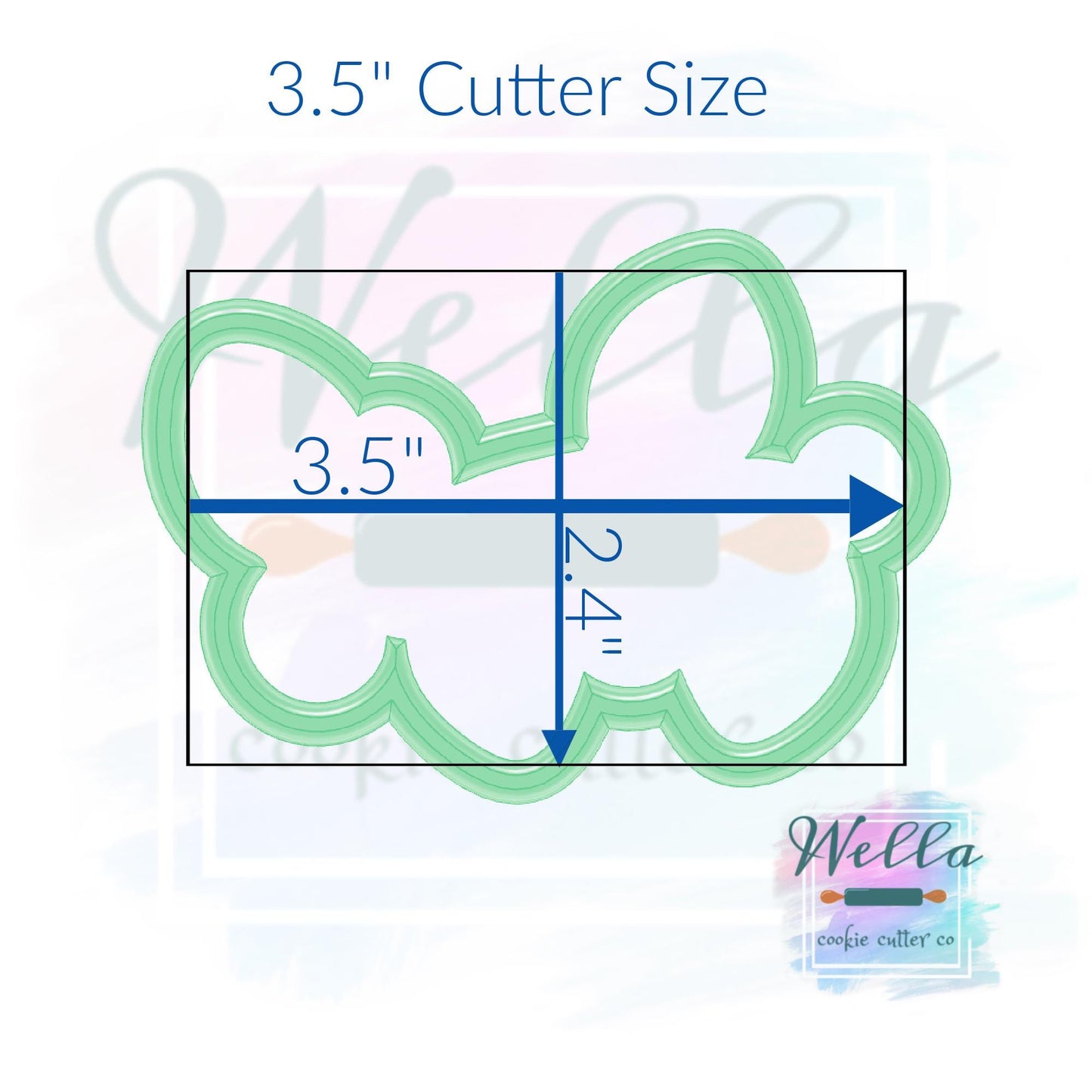 String of Christmas Lights Cookie Cutter