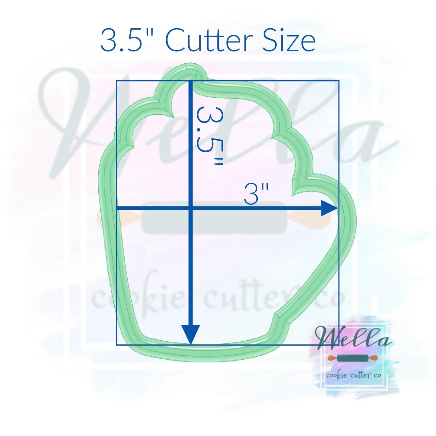 Mug with Whipped Cream Cookie Cutter, Hot Cocoa Cup with Whipped Cream Cookie Cutter