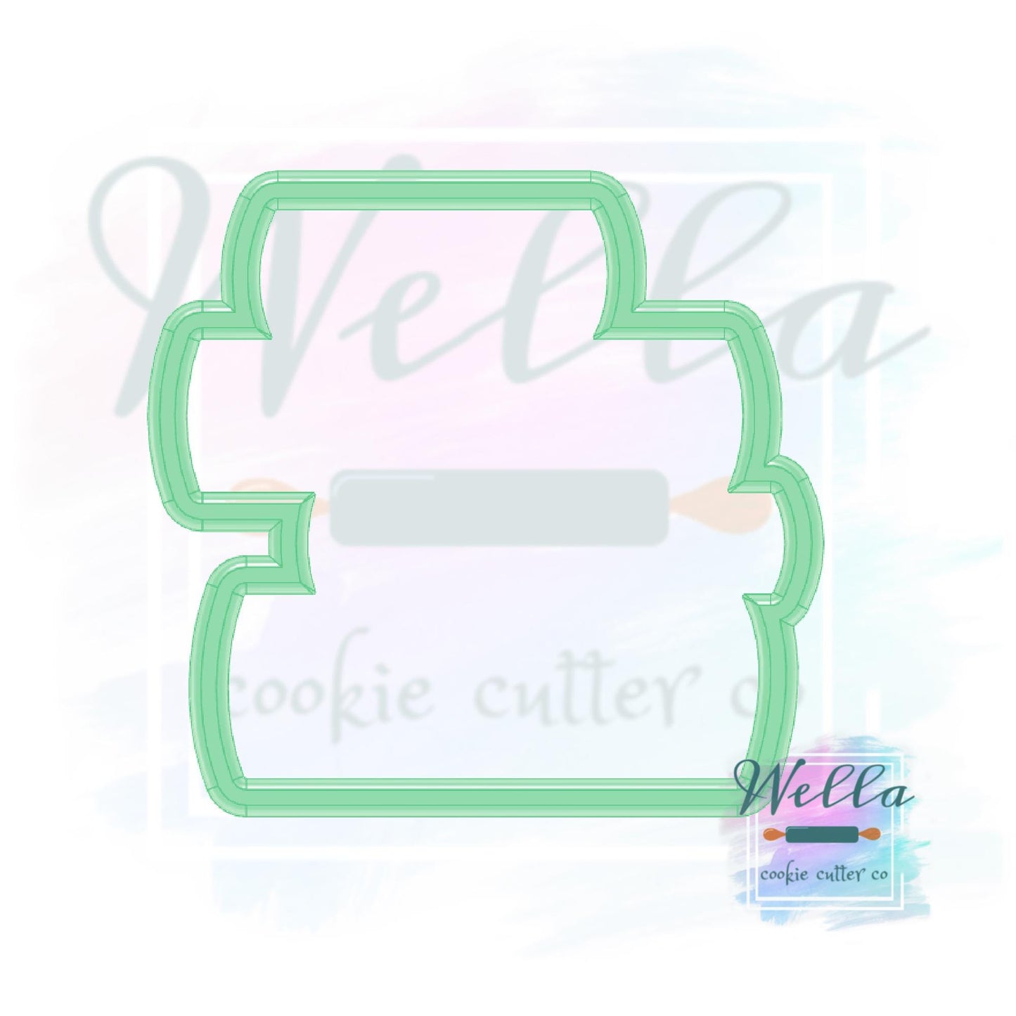 Stack of Books Cookie Cutter