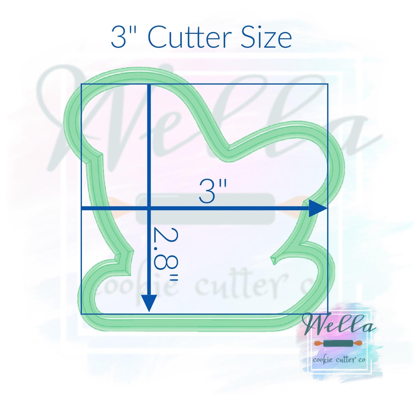 Santa's Sleigh Cookie Cutter, Christmas Cookie Cutter