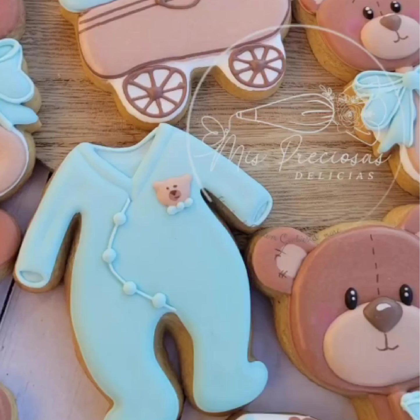 Baby PJ's Cookie Cutter, Baby Footie Jammies Cookie Cutter