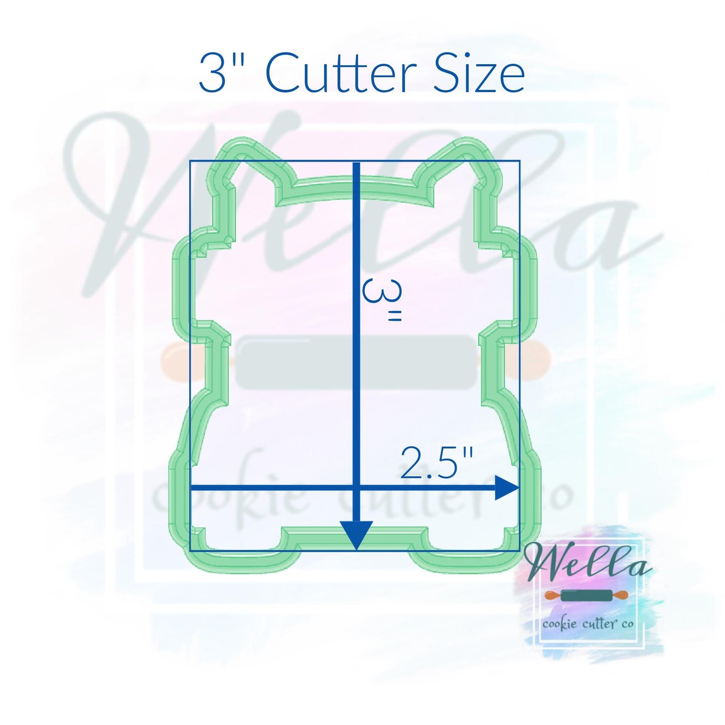 Semi-Truck Front Cookie Cutter