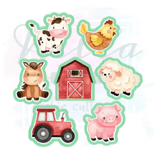 Farm Set Cookie Cutters