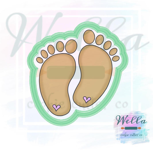 Baby Footprints Cookie Cutter