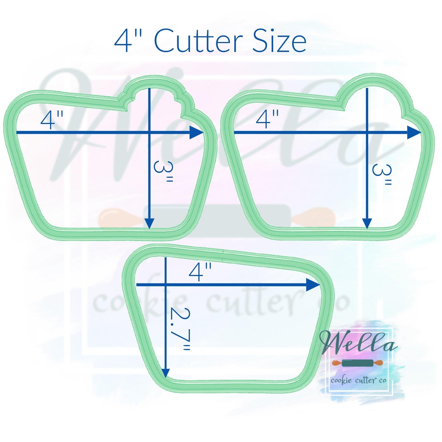 National Park Camp Sign Cookie Cutter - 3 Shapes