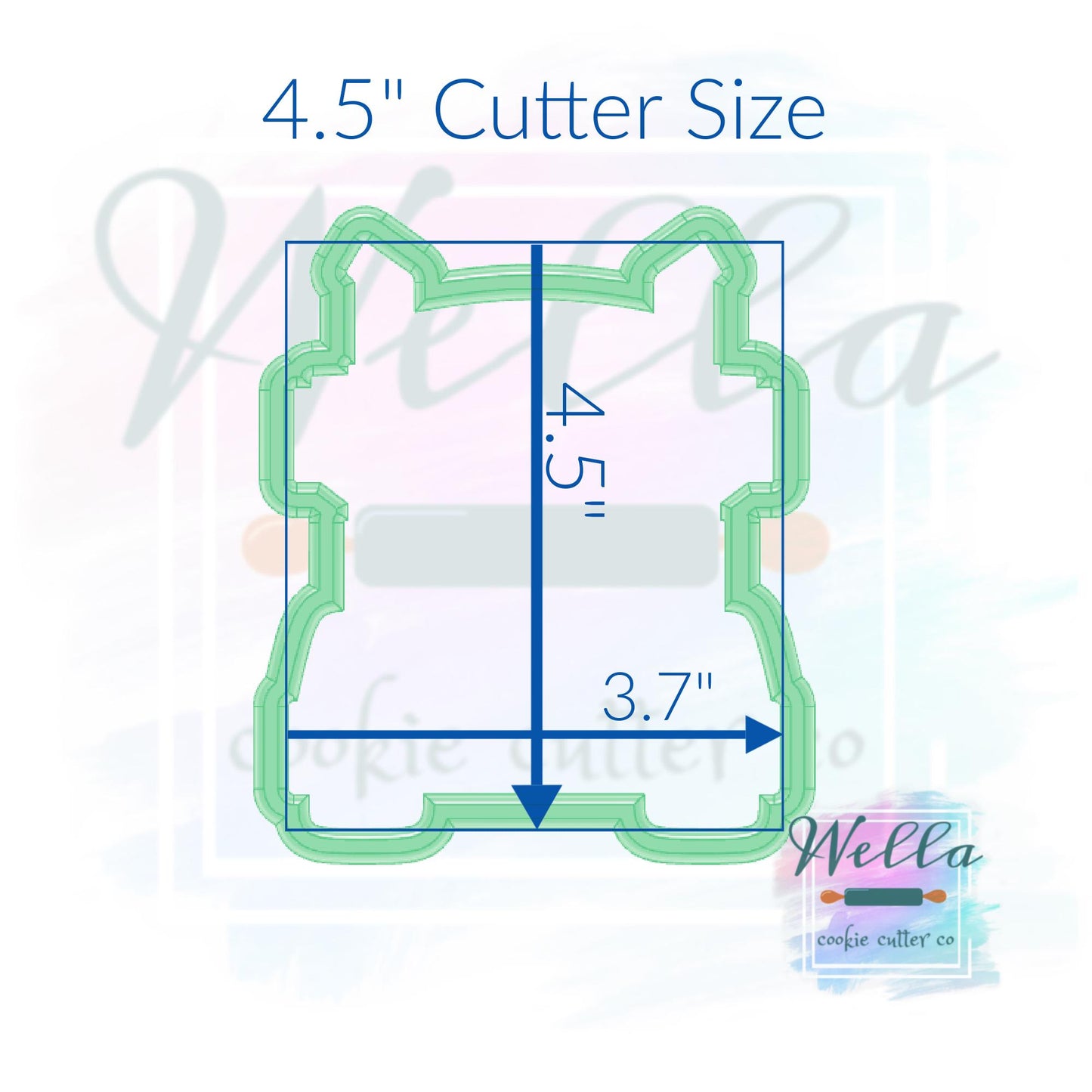 Semi-Truck Front Cookie Cutter