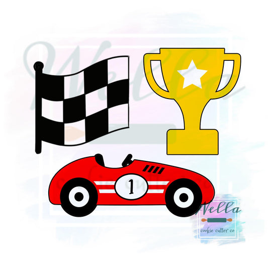 Race Car Cookie Cutter Set