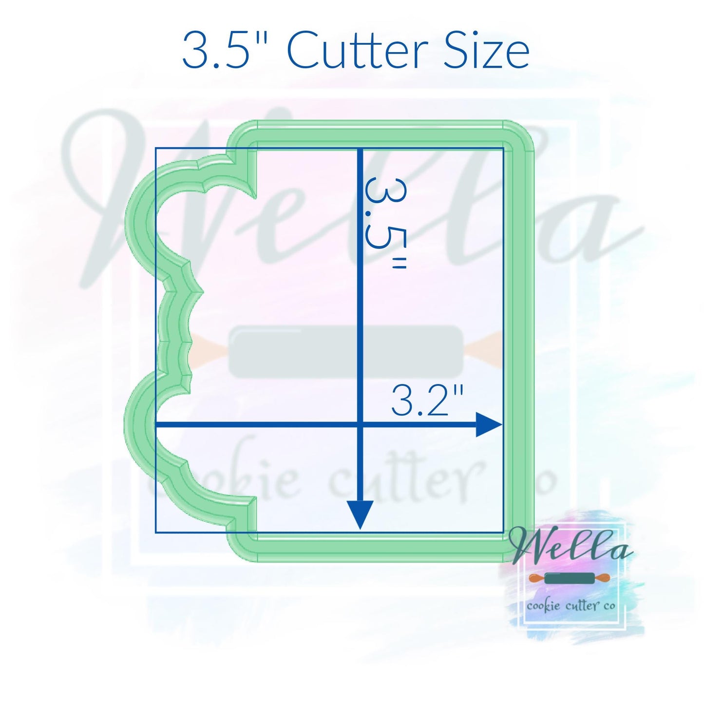 Graduation Class of 2025 #2 Cookie Cutter with Optional Stencil